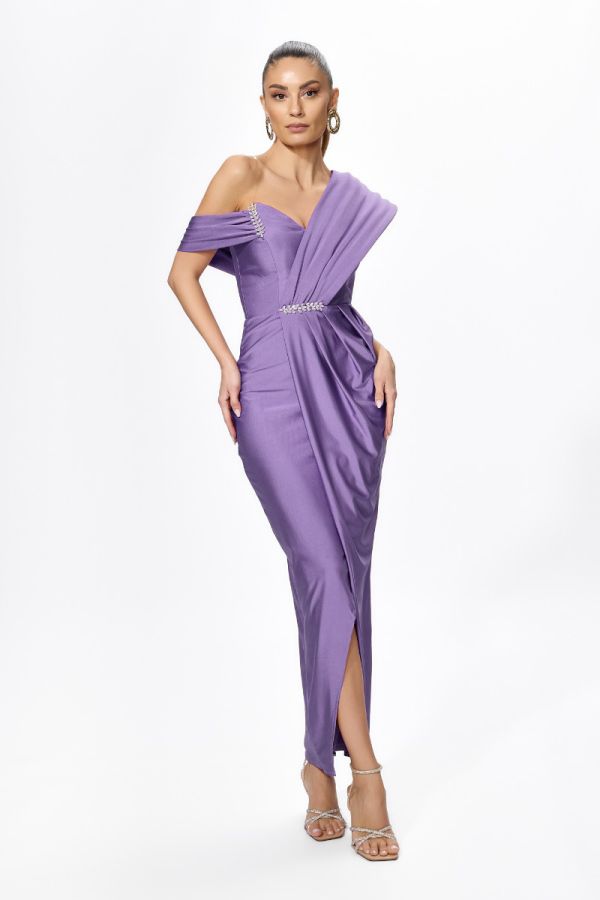 Vivere Purple Occasion Dress