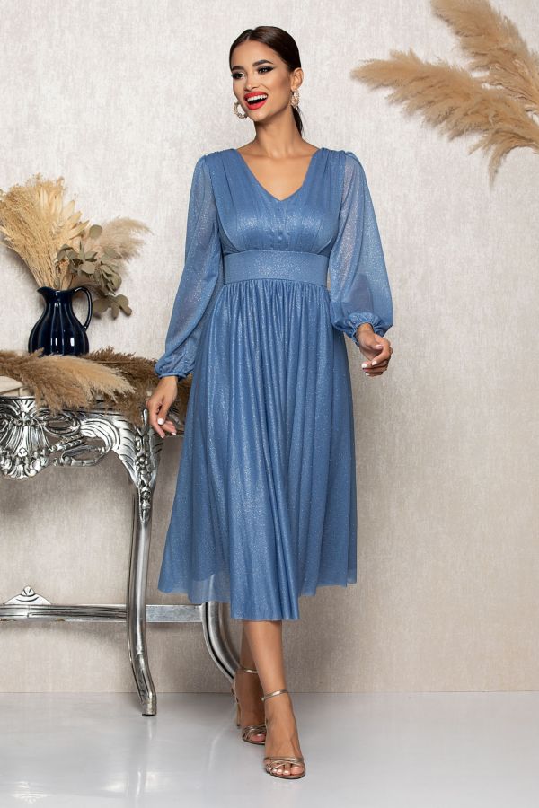 Wilma Blue Dress