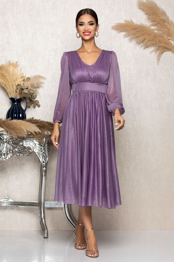 Wilma Purple Dress
