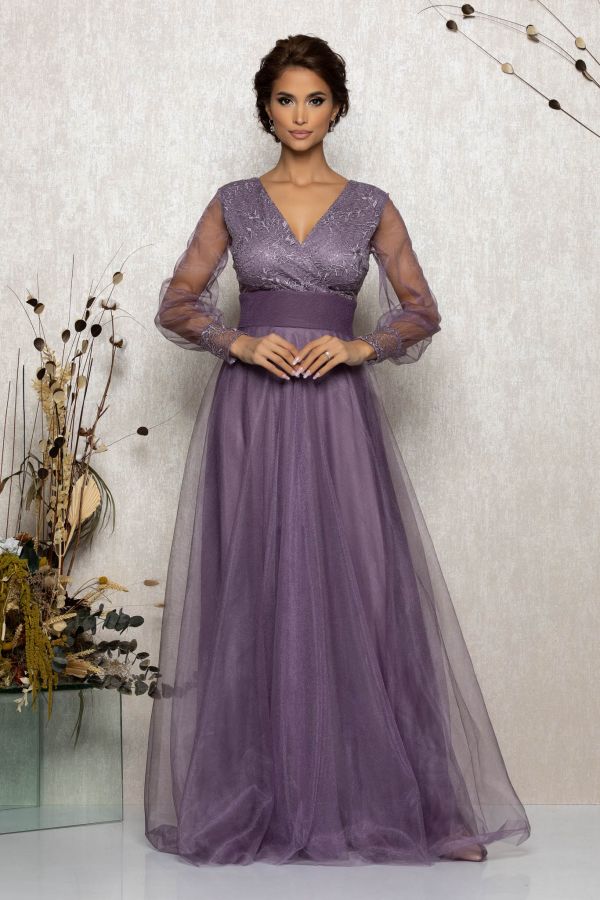 Dinasty Purple Dress