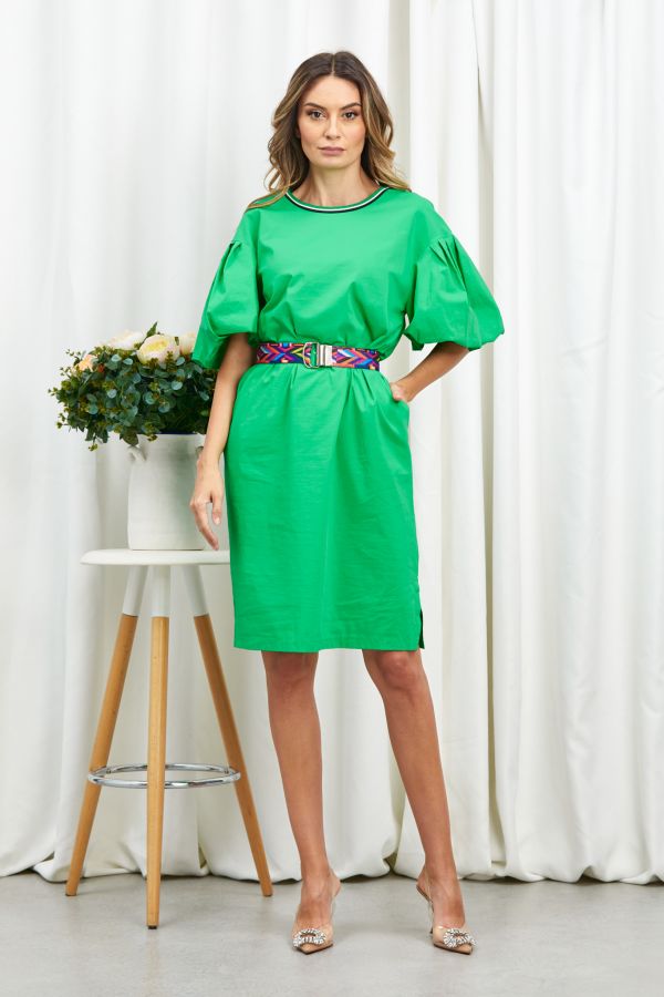 Nessa Green Dress