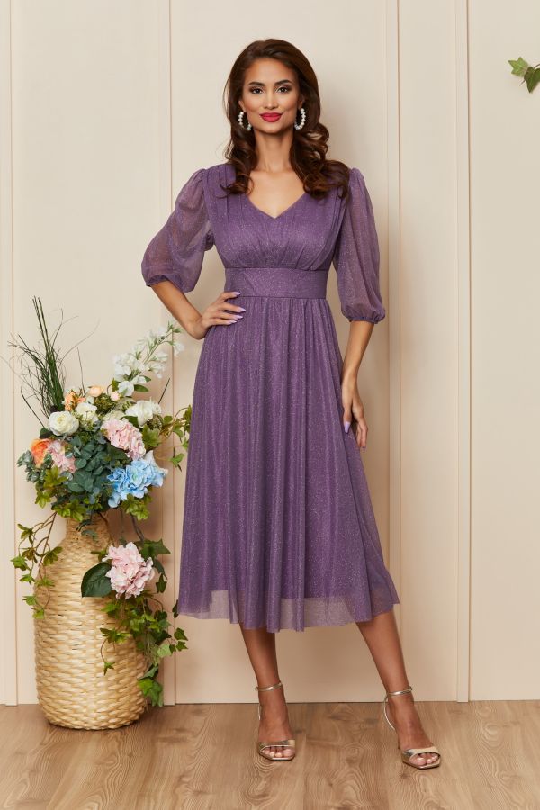 Nicolette Purple Dress