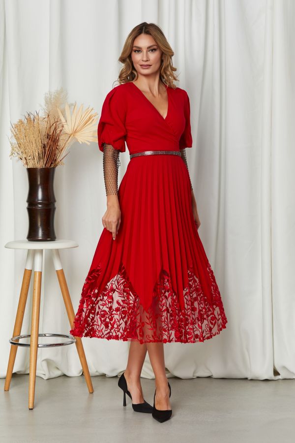 Fiori Red Dress