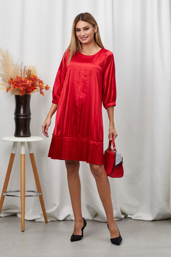 Zina Red Dress