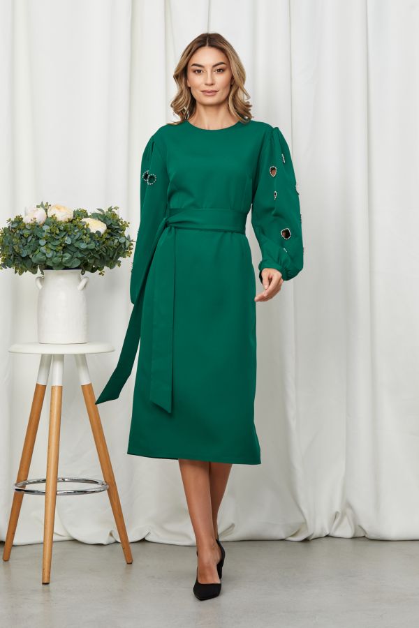 Olesia Green Dress