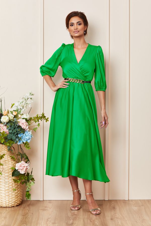 Yolanda Greenery Dress