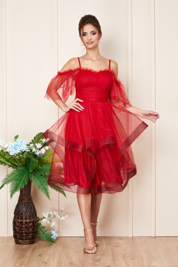 Rossana Red Dress