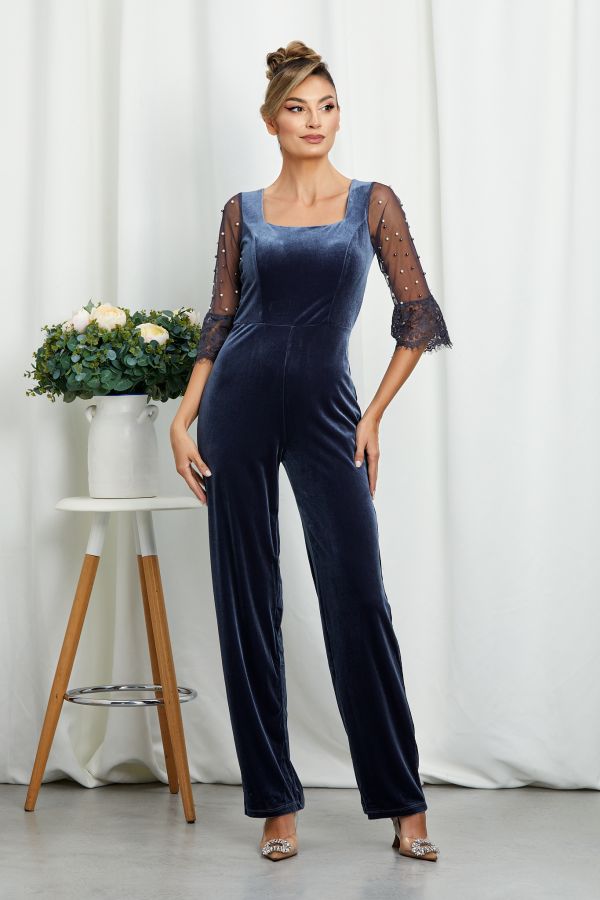 Pearl Gray Jumpsuit